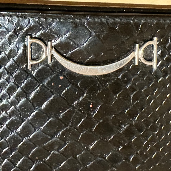 Fiocchi Lecco Italian leather reptile design horse it wallet - Picture 10 of 17